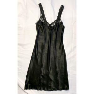Vintage Christian Dior Slip Dress - Black